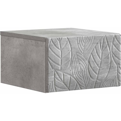 vidaXL Stenski nočni omarici Betonsko siva 49 x 34,5 x 20 cm, (5000247419) Cene