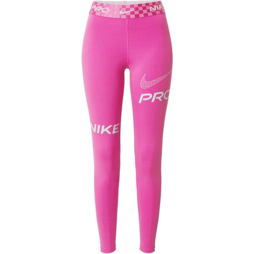 Nike Sportske hlače dimno siva / neonsko roza Slike