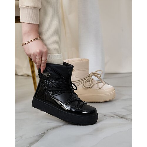 Resti Women's slip-on boots a'la snow boots in black Nevsone Cene