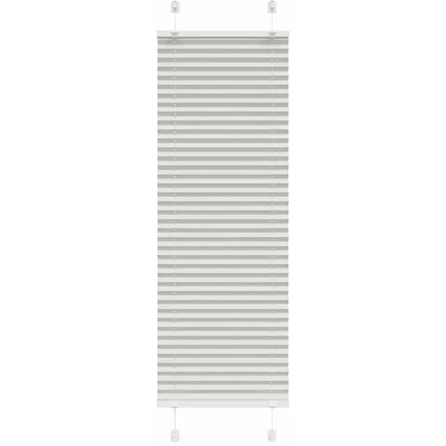 vidaXL Plisirana roleta svijetlosiva 40x150 cm širina tkanine 39,4 cm