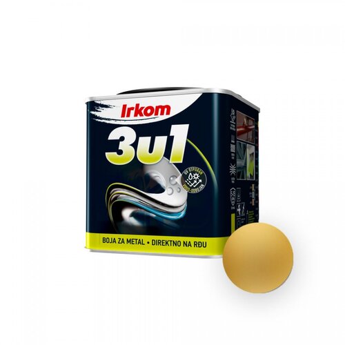 Irkom 3U1 METALIK ZLATO 0,75L (12564) Slike