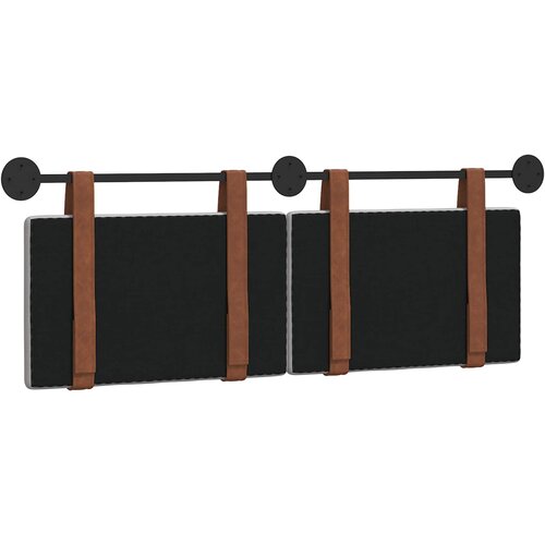  Držeće uzglavlje Zidne Oblačnosiva 130 x 55 x 5 cm Antikni PU Slike