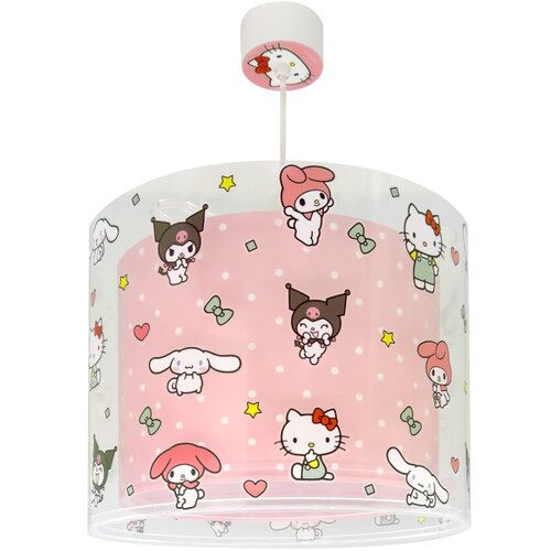 Dalber 41252 - Dečiji luster HELLO KITTY&amp;amp;FRIENDS 1xE27/15W/230V ružičasti Slike