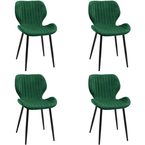 AKORD 4x STOL SJ.17 BOTTLE GREEN, (21703343) Cene