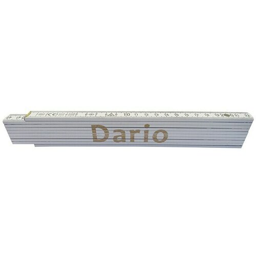  Zidarski metar (Duljina: 2 m, Natpis: Dario, Boja: Bijele boje) Slike