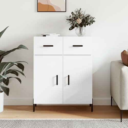 vidaXL Komoda bijela 69 5x34x90 cm od konstruiranog drva Cijene