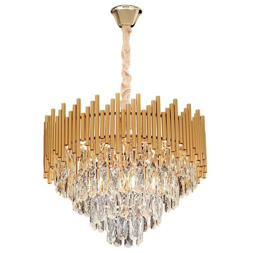 Toolight Visilica s kristalima G062-CP 50CM GOLD Cene