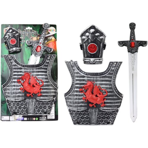  Outfit Samurai Knight Costume Set Armor Sword Wristband Slike