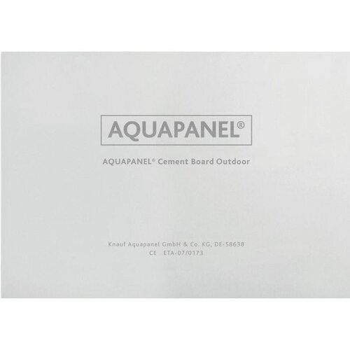 Knauf AQUAPANEL&amp;reg; Cementna ploča Outdoor 12,5mm x 900mm x 1.250mm Slike