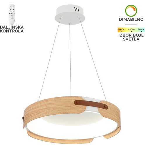  LED viseća lampa F2097-75V WH+WD Cene