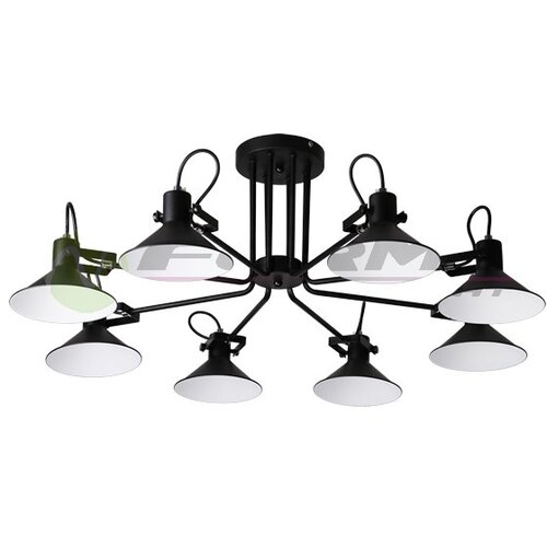  PLAFONSKA lampa F7066-8C BK Slike