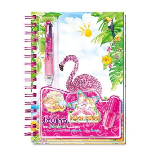  Set dnevnik sa spiralom flamingo sa dodacima ( 1039789 ) Cene