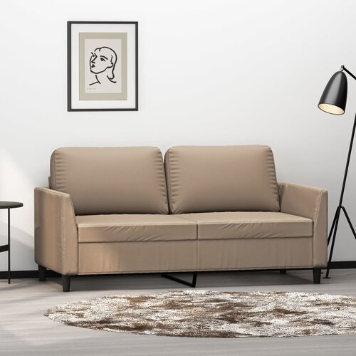  The Living Store Dvosed kapučino barve 140 cm umetno usnje - Kavč Dvosed, (21454325) Cene