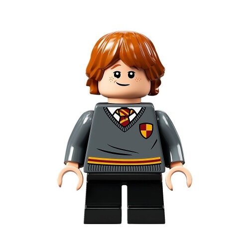 Lego Harry Potter hp273 Ron Weasley - Gryffindor Sweater with Crest, Black Short Legs Slike