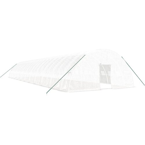  Plastenik s čeličnim okvirom bijeli 132 m&amp;sup2; 22 x 6 x 2,85 m Slike