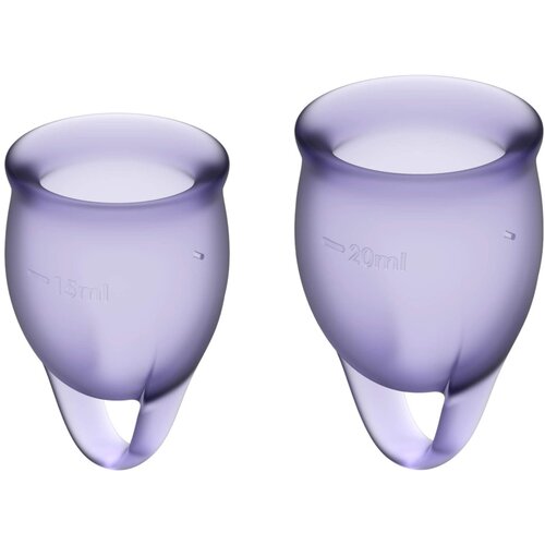 Satisfyer Feel Confident - menstrualna čašica set (ljubičasta) - 2 kom Cijene