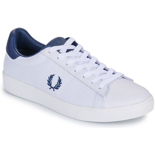 Fred Perry SPENCER MESH / LEATHER Bijela Slike
