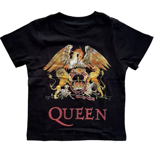 Queen majica Classic Crest 2 Years Črna
