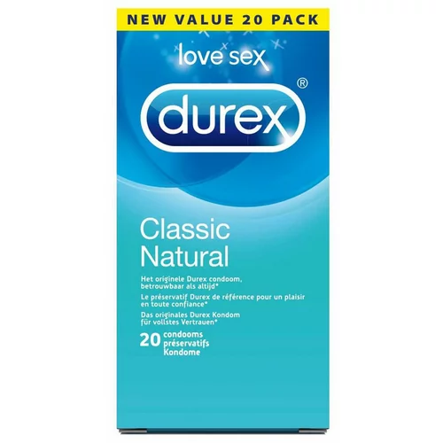 Durex Kondomi Classic Natural, 20 kom