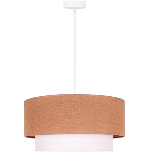  Duolla - Luster na sajli BOHO 1x E27/40W/230V, prečnik 45 cm, bež/bela Slike