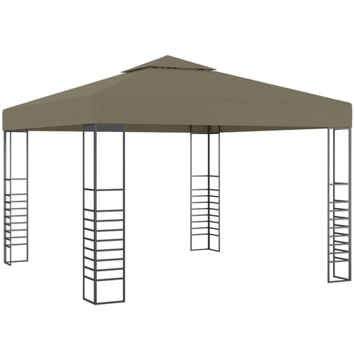  Vrtni &amp;scaron;ator 3 x 3 m smeđe-sivi 180 g/m&amp;sup2; Slike