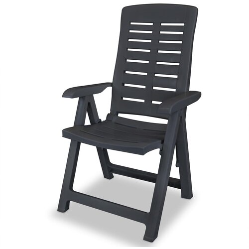 3-dijelni bistro set od plastike antracit Slike