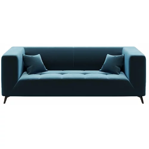 MESONICA plavi baršunasti kauč Toro, 217 cm