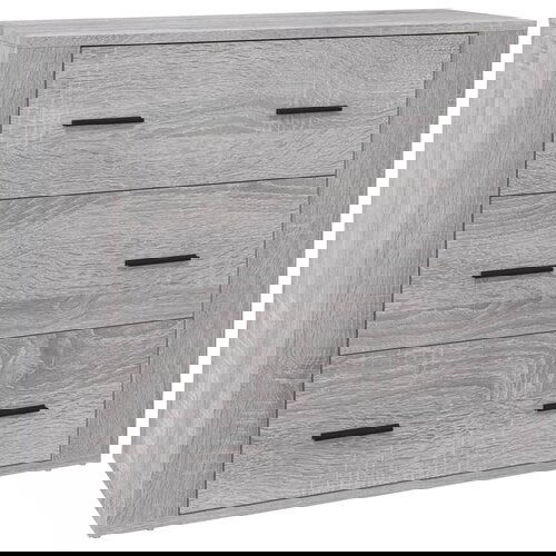 Maison Chic Komoda - Predalnik siva sonoma 80x33x70 cm inženirski les, (21717918) Cene