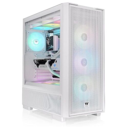 Thermaltake S380 TG ARGB SnowMid Tower, tempered glass4xARGB fans, VGA: 400mm Cijene