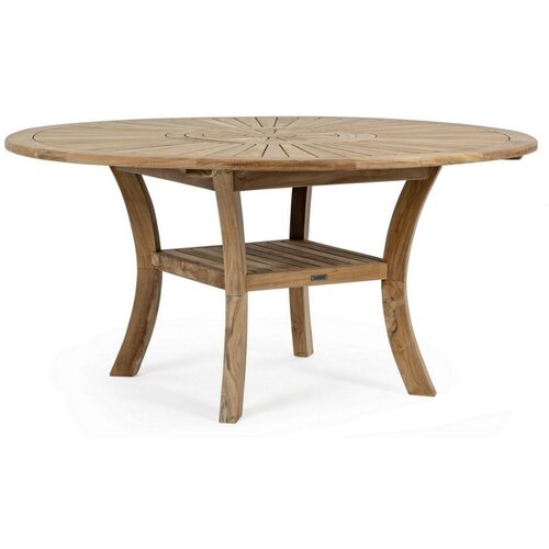 BIZZOTTO vrtna miza Maryland, tik les, fi 155 cm, 261180 Cene