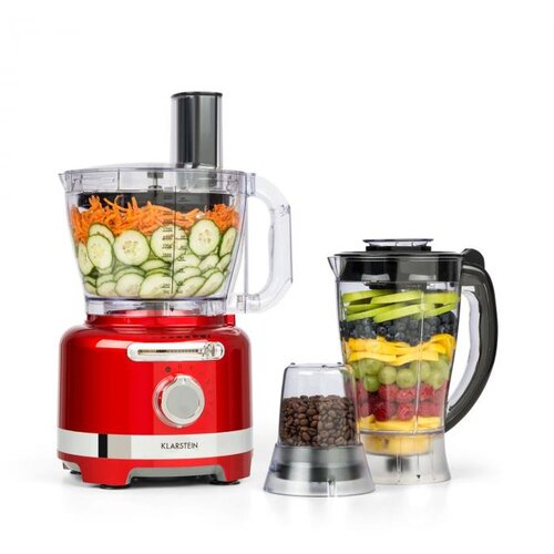Klarstein luca višenamjenski mikser, crvena Cene