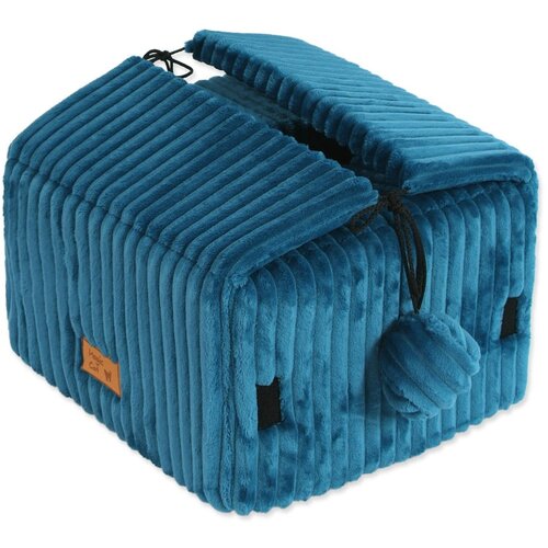 Plaček Pet Products Plavi &amp;scaron;ator za životinje za mačke 40x36 cm Magic Cat Stripe &amp;ndash; Slike