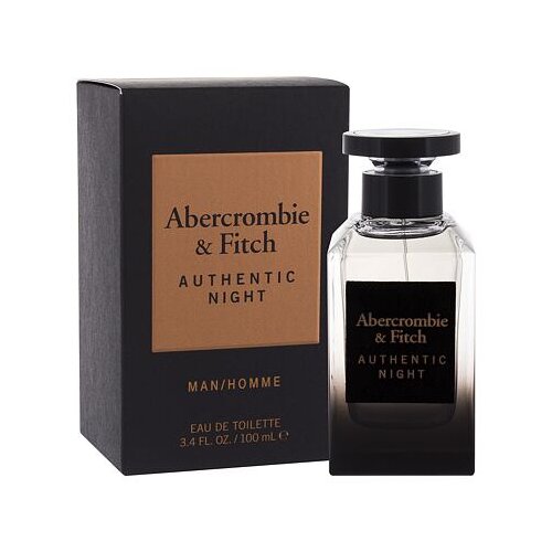 Abercrombie & Fitch Authentic Night toaletna voda 100 ml poškodovana škatla za moške Cene