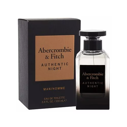 Abercrombie & Fitch Authentic Night toaletna voda 100 ml poškodovana škatla za moške