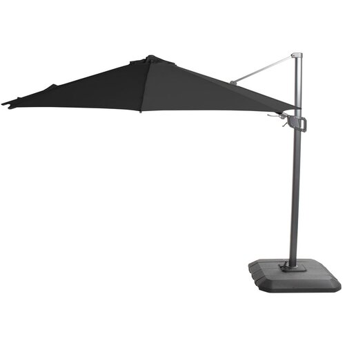 Hartman Črn senčnik ø 350 cm Shadowflex Deluxe – Cene