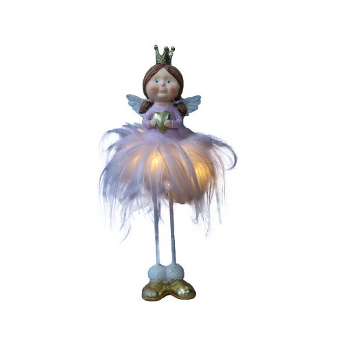 Viggo, novogodišnja figura, keramička, vila, LED, 26cm ( 760308 ) Slike