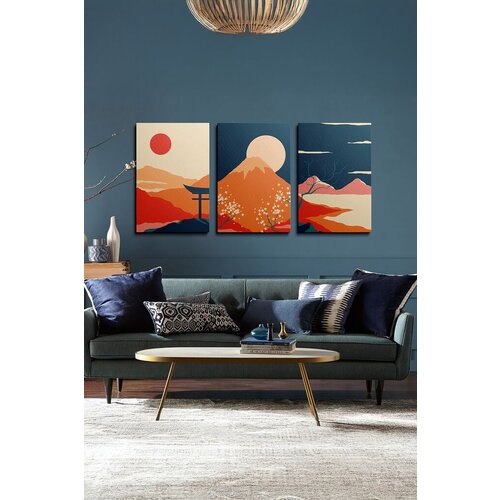 Wallity slika Ersycnvs20, 70x100 cm, 3 dela Cene