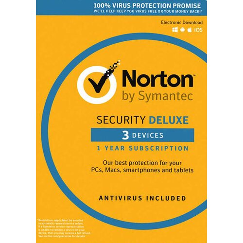 Norton Security Deluxe - 3 Device - 1 Year - Key EUROPE Cene