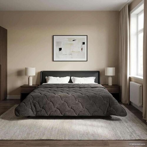 Poletna odeja Antracit 220 x 260 cm Mikrofibra in Teddy flis, (5000284353) Cene