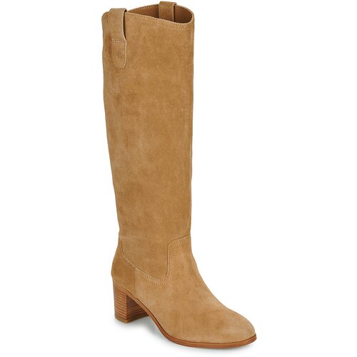 Polo Ralph Lauren CARLA-BOOTS-TALL BOOT Bež Cijene