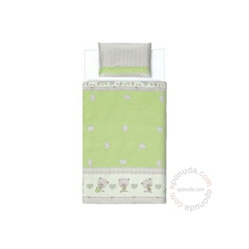 Baby Textil dečija posteljina Greene MEDE, 100x135 cm Slike