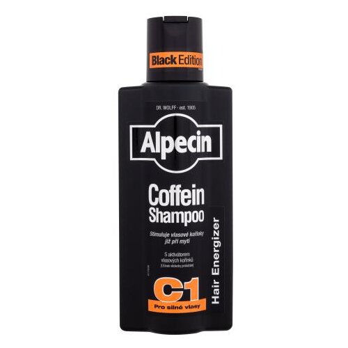 Alpecin Coffein Shampoo C1 Black Edition &amp;scaron;ampon za spodbujanje rasti las za mo&amp;scaron;ke Slike