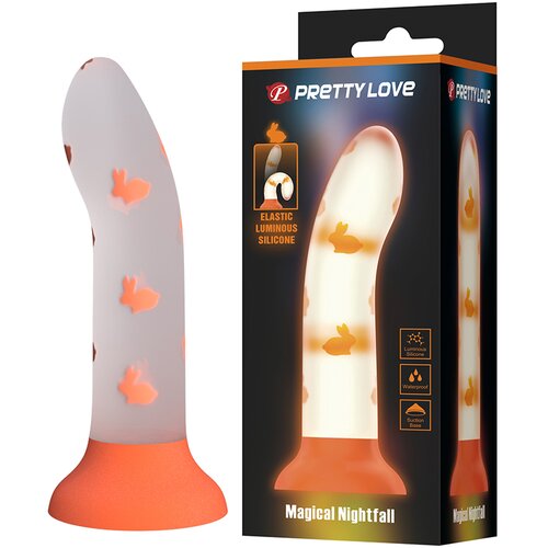  - MAGICAL NIGHTFALL DILDO WITHOUT VIBRATION LUMINOUS ORANGE Cijene