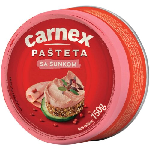 Carnex Pašteta sa šunkom limenka 150g Cene
