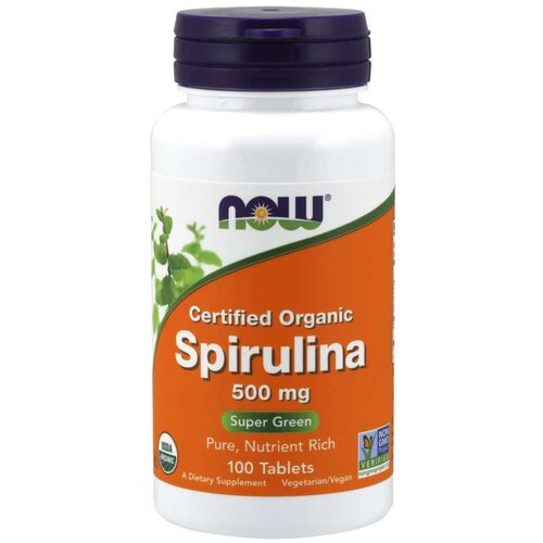 Now Foods Spirulina 500 mg 200 tab Slike