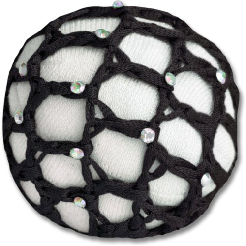 Waldhausen Mrežica za lase z okrasnimi kamni - Črna Cene