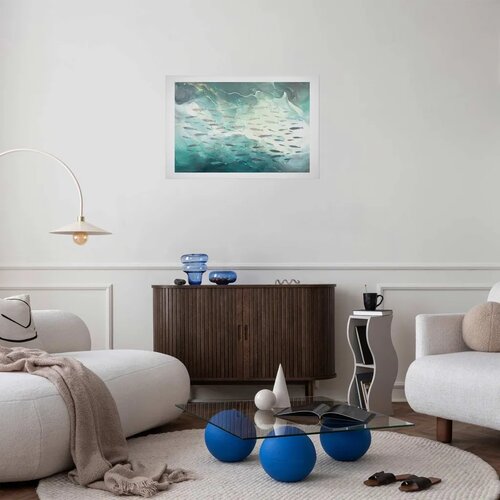  Plakat - School of Small Fish 60x40 Bez okvira s margom Slike
