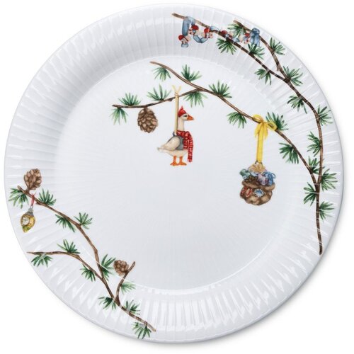 K&amp;auml;hler Design Bijeli porculanski tanjur s božićnim motivom &amp;oslash; 27 cm Hammersh&amp;oslash;i Christmas &amp;ndash; Slike