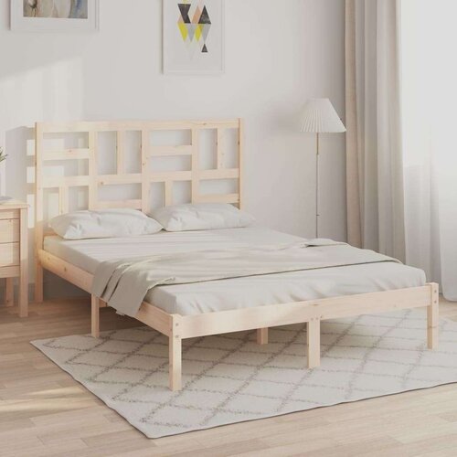  Okvir za krevet od masivnog drva 140 x 190 cm Cijene