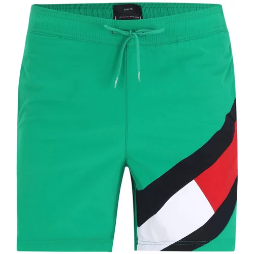 Tommy Hilfiger Underwear Kupaće hlače mornarsko plava / zelena / crvena / bijela